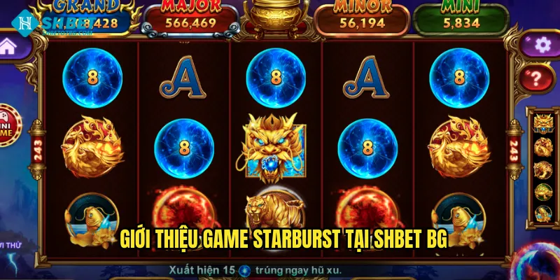 Giới thiệu game Starburst tại shbet bg